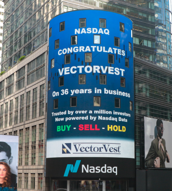NASDAQ Powered Data. VectorVest Trusted Results.
